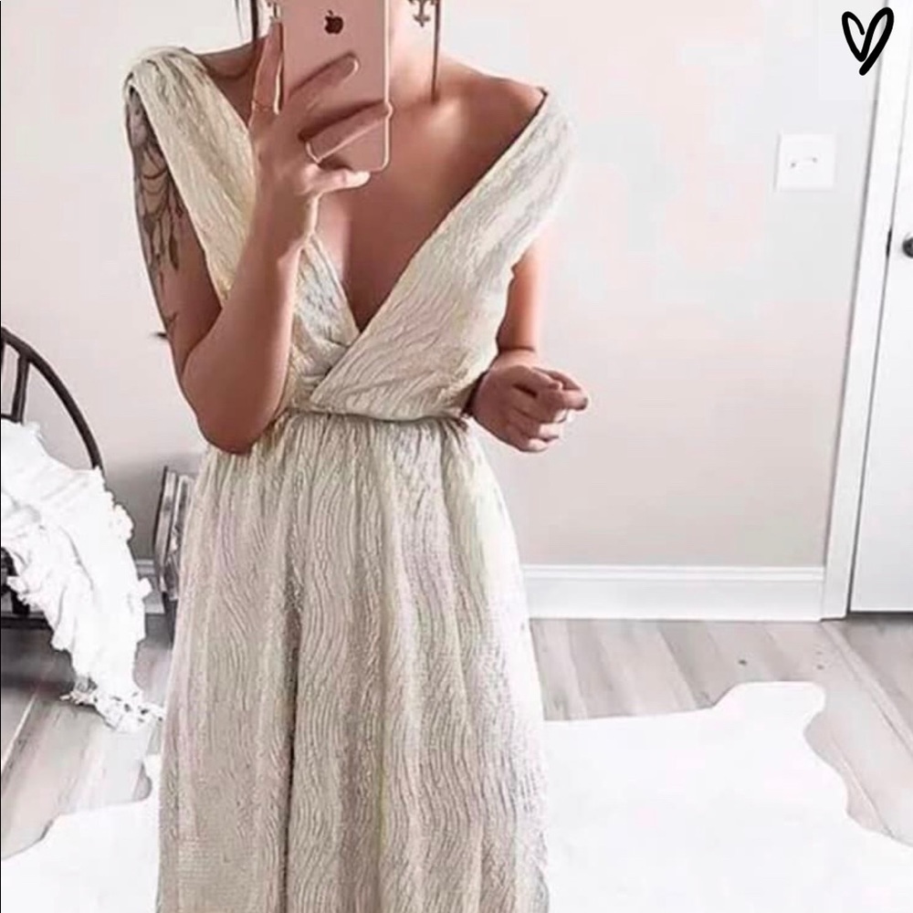 Gold dress
